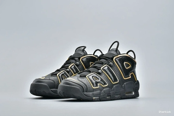 AIR METALLIC GOLD NIKE MORE “FRANCE” AV3810-001 UPTEMPO BLACK 0714